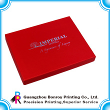 China cardboard customized logo design wholesale jewelry boxes